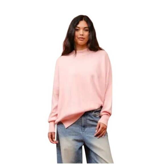 DYI Women's Cashmere Wool Oversized Sweater Peachy Keen Small - Picture 1 of 7